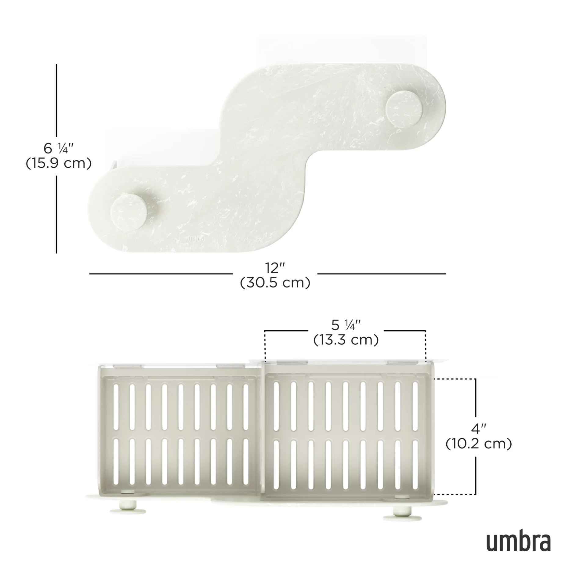 UMBRA Nami Adhesive Shower Bins - Image 12