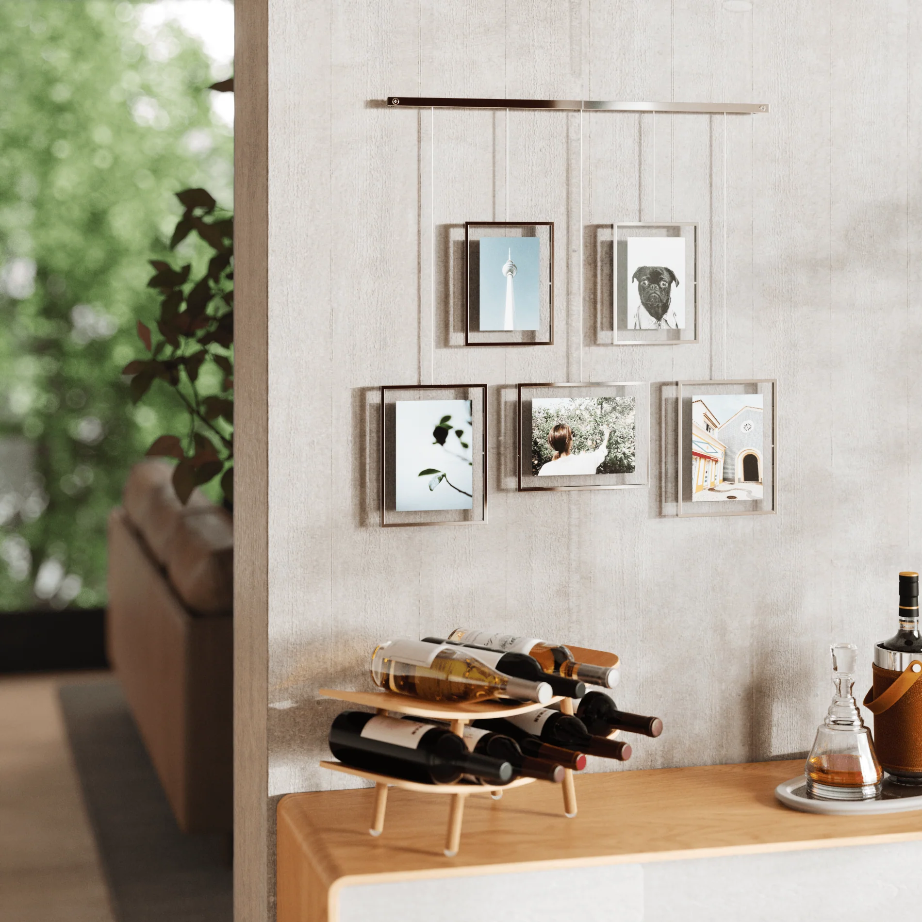 UMBRA Exhibit Wall Picture Frames, Set of 5 - Image 21