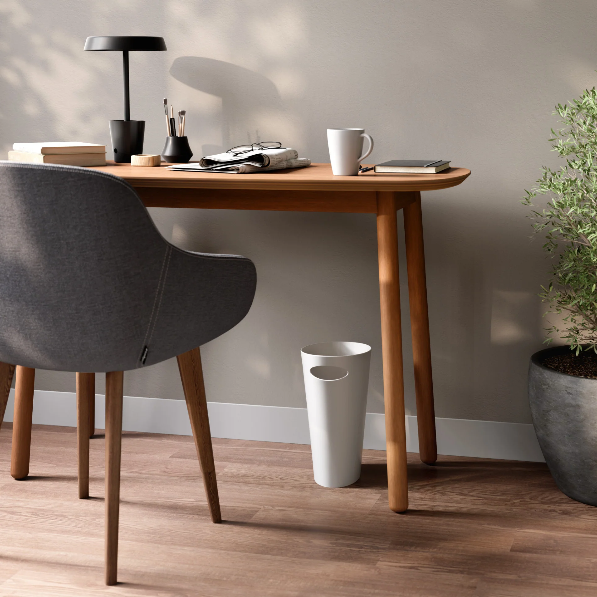 UMBRA Skinny Trash Can - Image 12