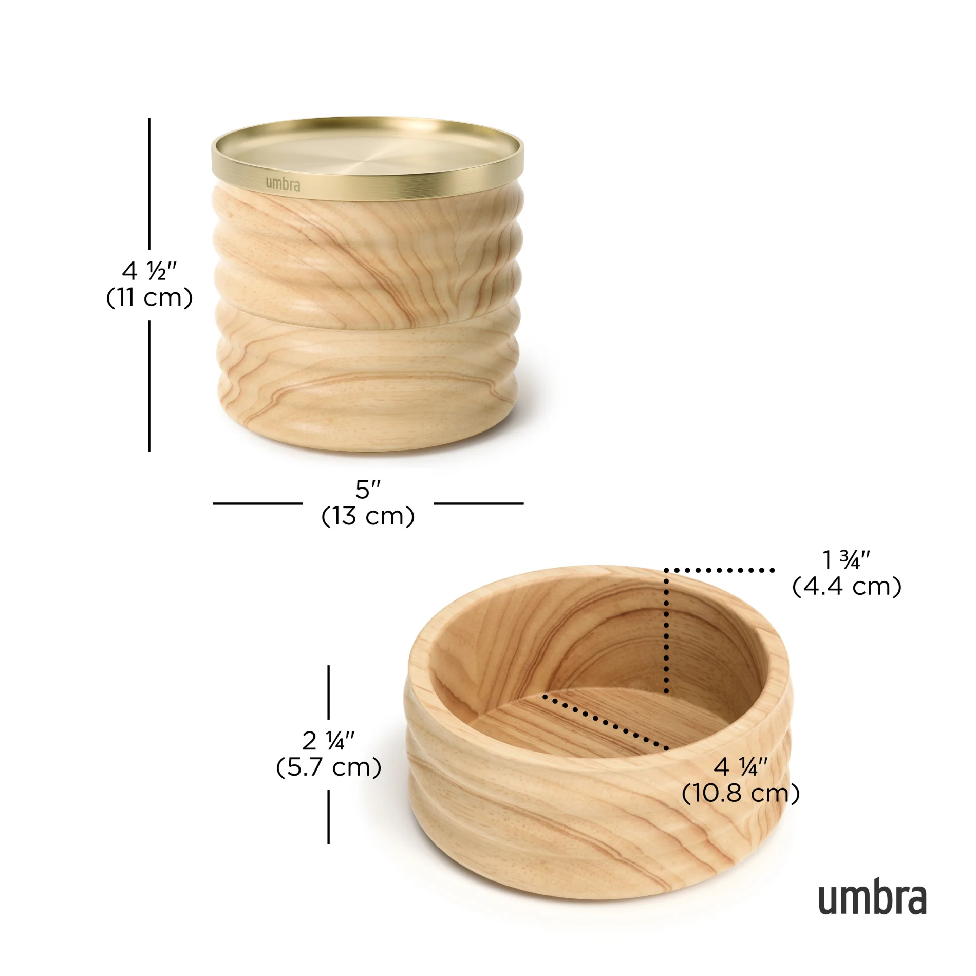 UMBRA Tesora Wood Storage Box - Image 10