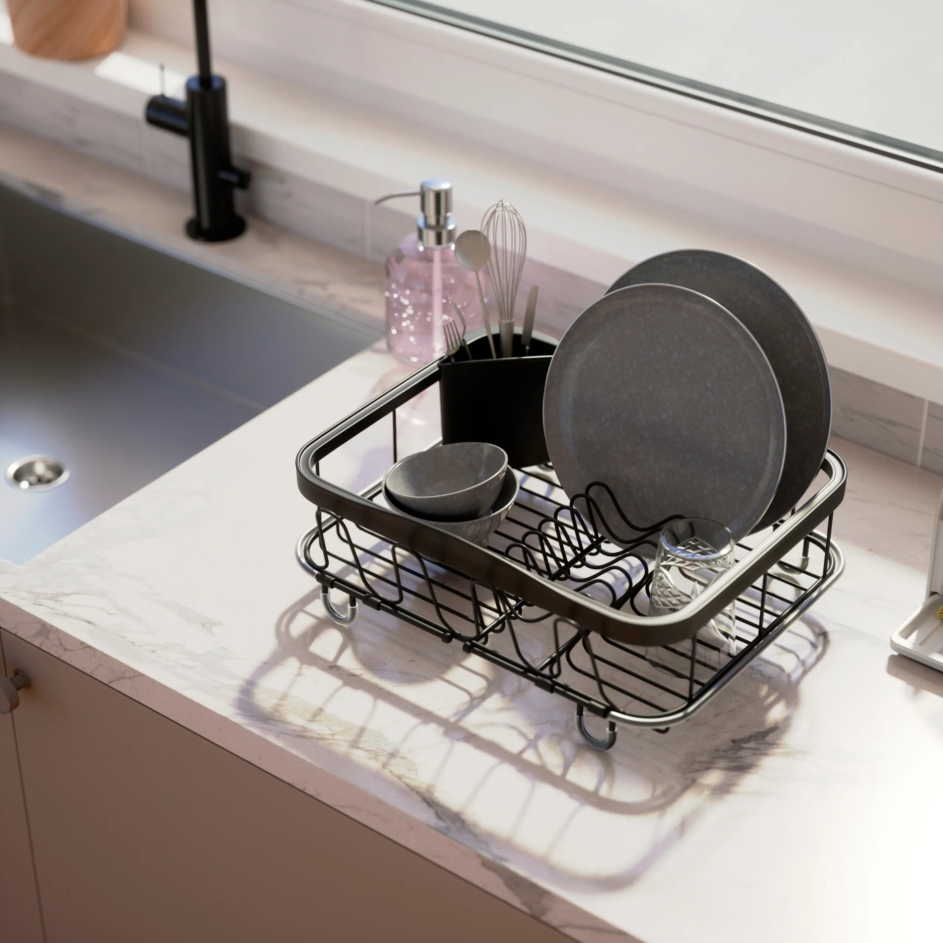 UMBRA Sinkin Multi Use Dish Rack