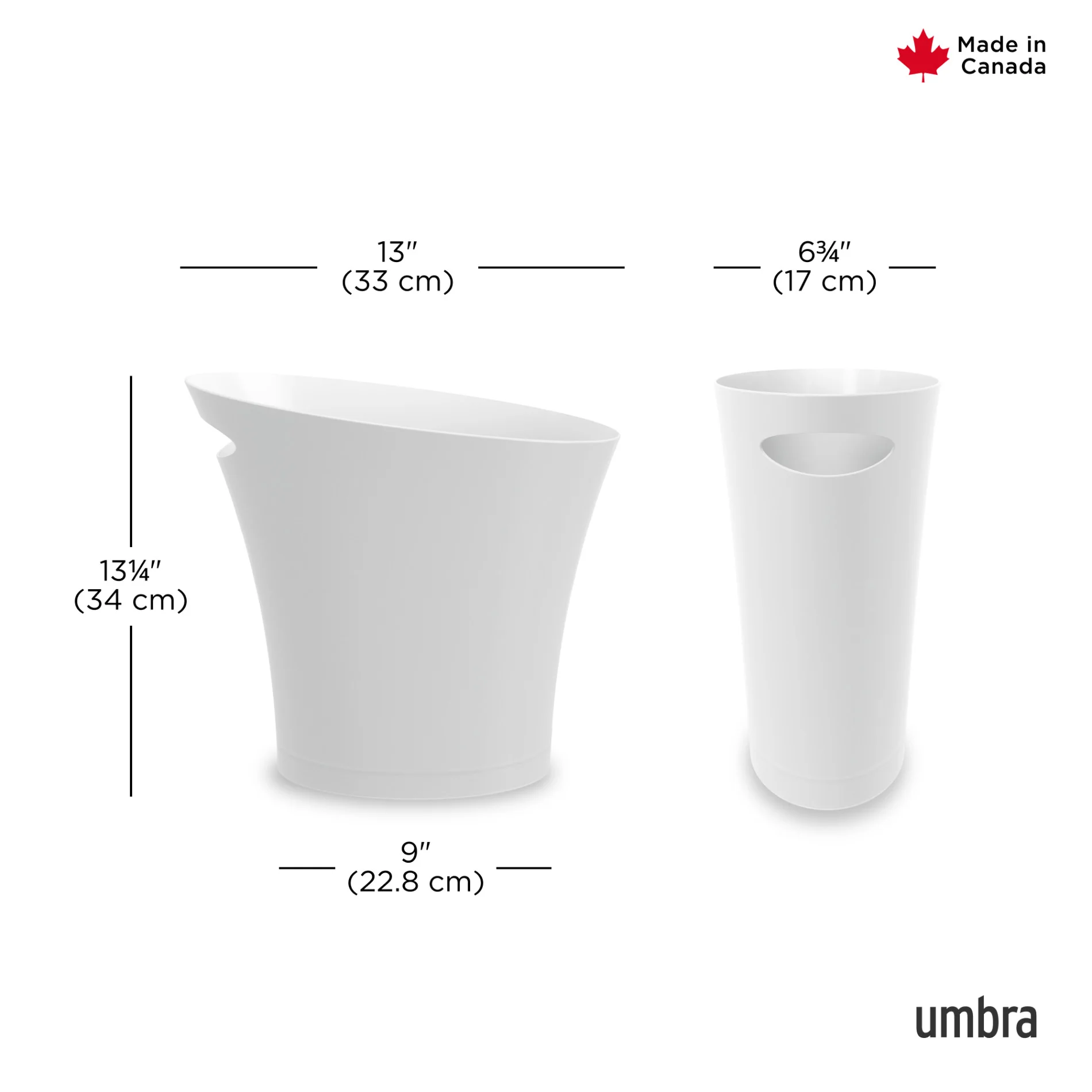 UMBRA Skinny Trash Can - Image 15