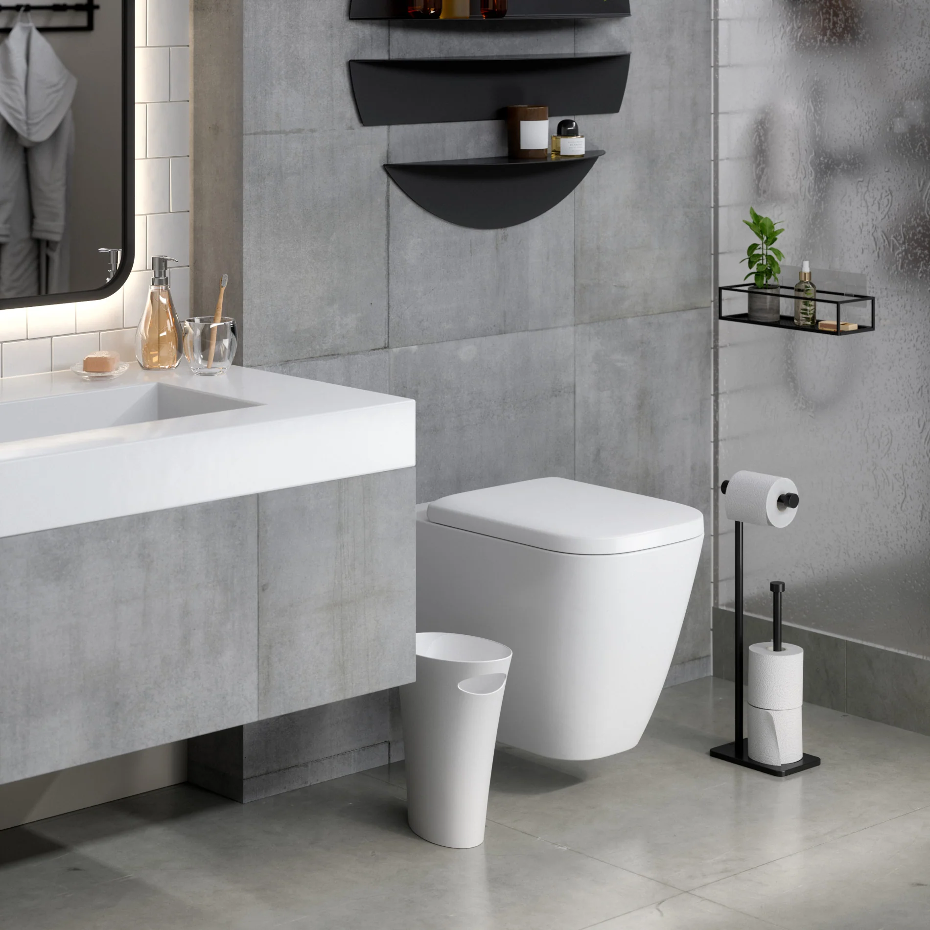 UMBRA Skinny Trash Can - Image 13